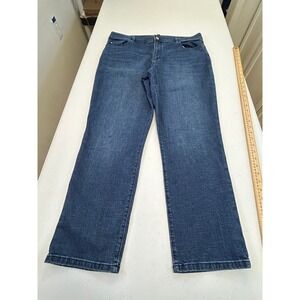 Ann Taylor Factory Women's Blue Wash Denim Bootcut Jeans Size 16